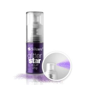 Silcare #08 Violet Glitter Star glittersuihke 25 g